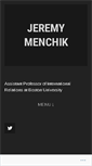 Mobile Screenshot of jeremymenchik.com
